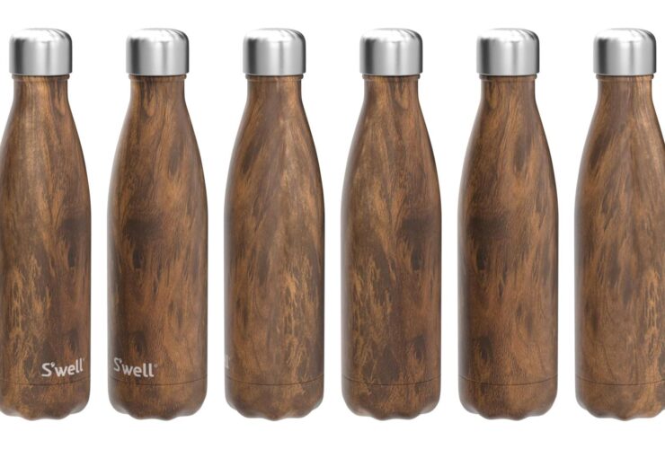 Swell Water Bottle Wood Grain